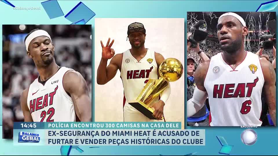 Ex-segurança de time de basquete dos Estados Unidos é acusado de furtar camisas e peças históricas