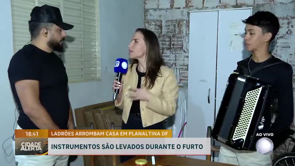 Casa de músico em Planaltina (DF) é invadida e instrumentos são furtados