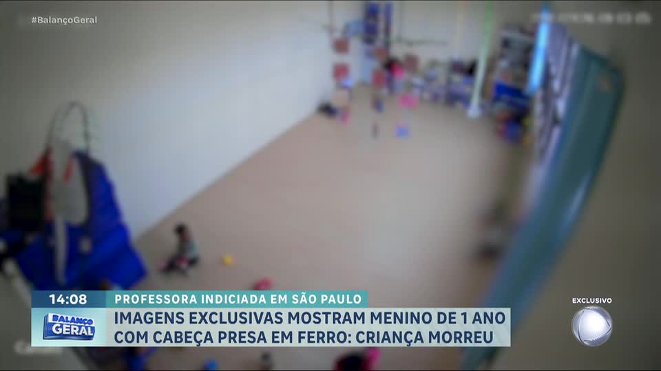 Bebê morre após ficar preso em estrutura de ferro dentro de creche em SP