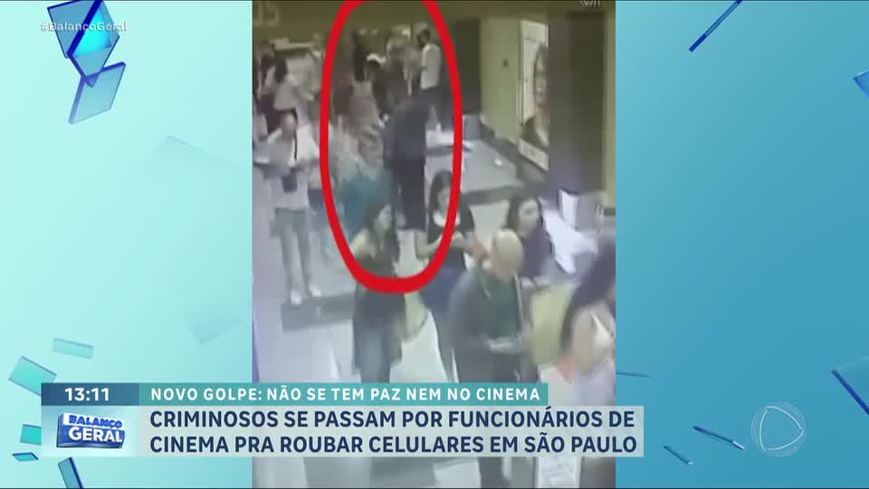 Golpistas se passam por funcionários de cinema para roubar celulares durante as sessões
