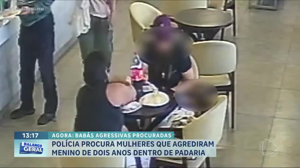 Polícia procura babá acusada de agredir criança em padaria
