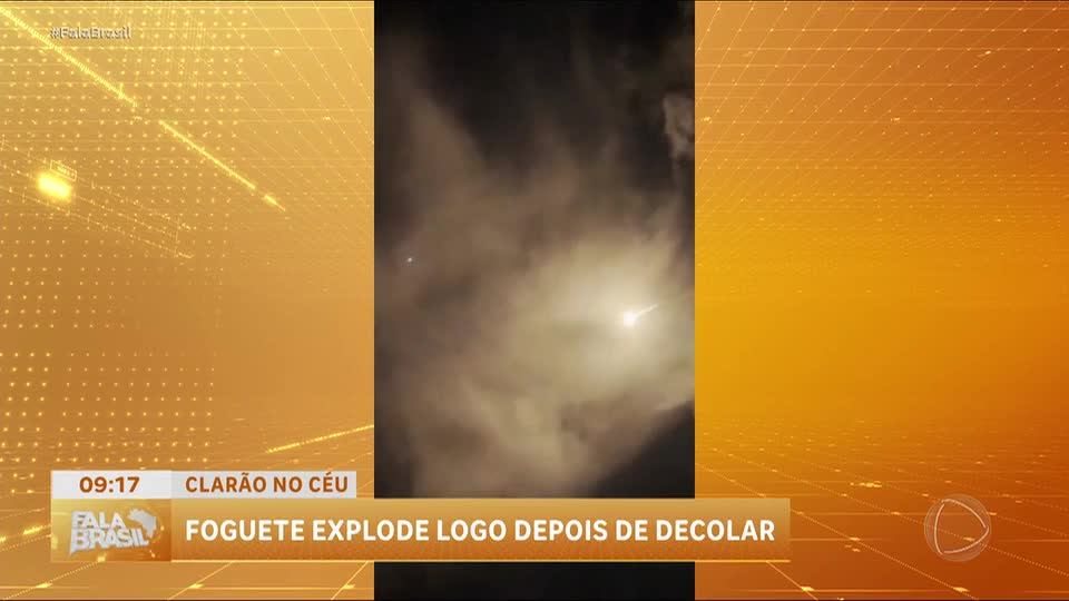Foguete chinês explode pouco após decolagem
