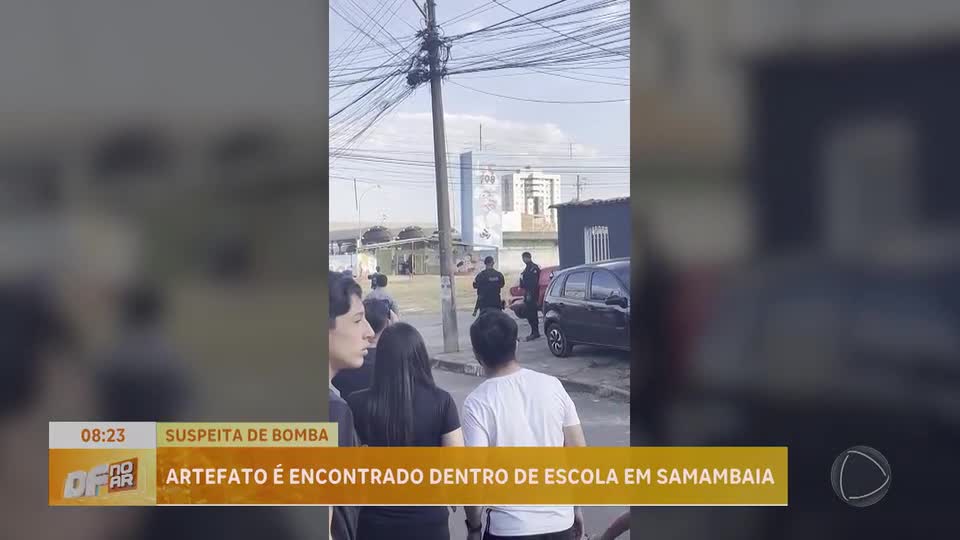 Artefato suspeito é encontrado perto de escola em Samambaia (DF)
