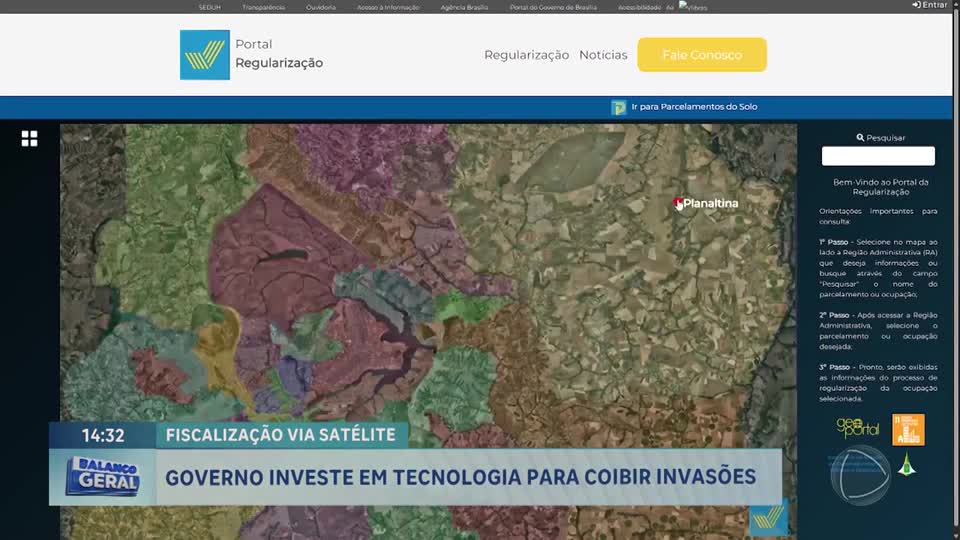 Governo do Distrito Federal adota tecnologia para enfrentar construções ilegais