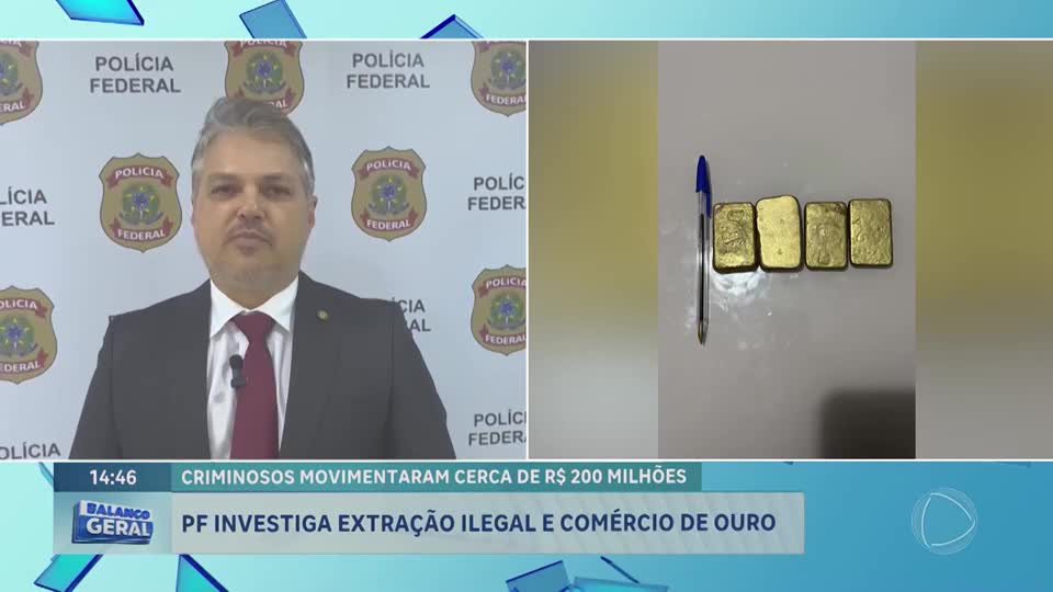 Polícia Federal investiga extração ilegal e comércio de ouro no DF e outros estados