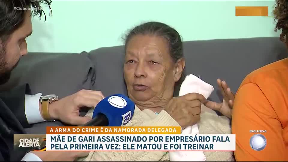 Dor e revolta: mãe de gari assassinado por empresário fala pela primeira vez