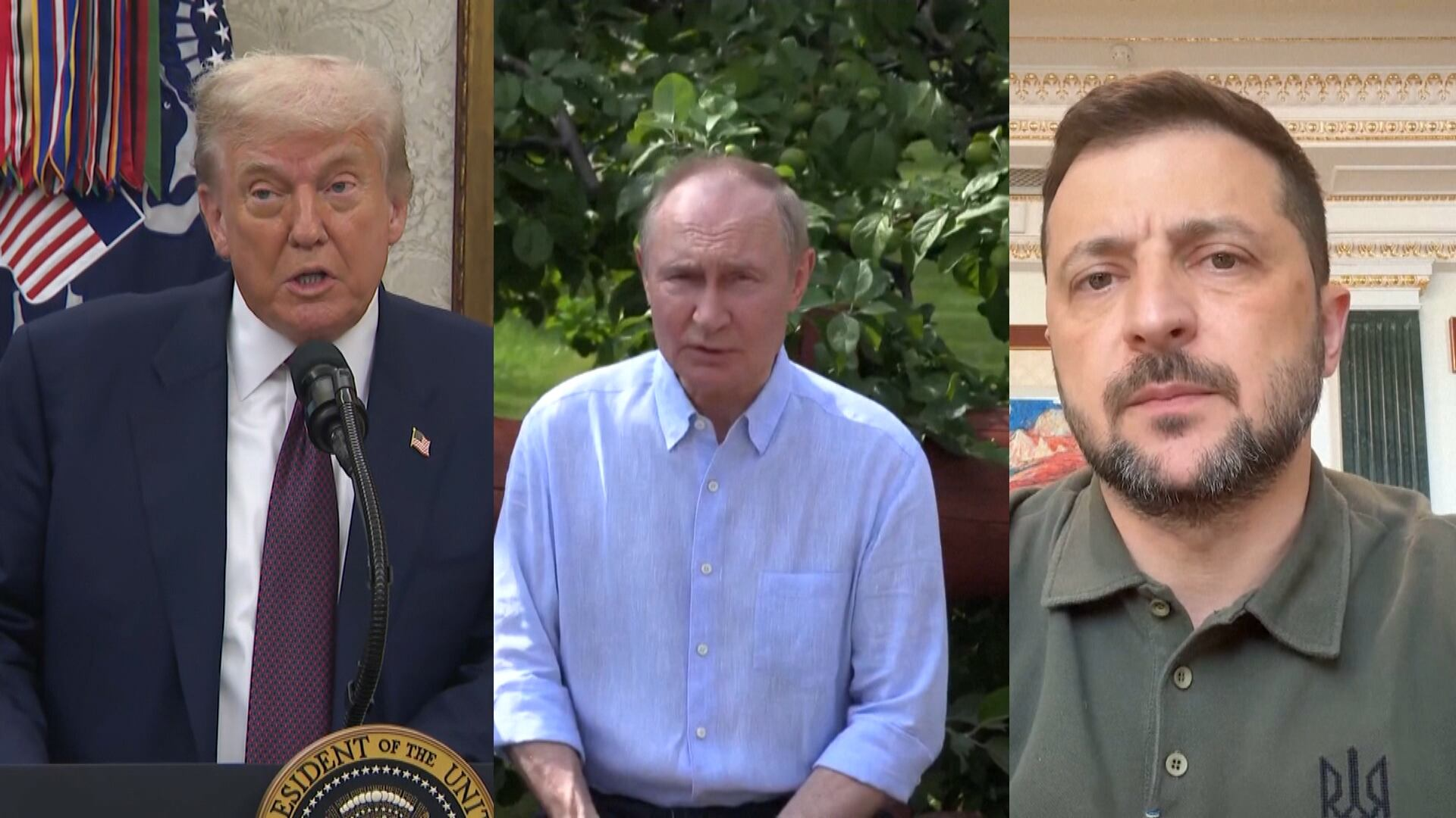 O que esperar dos encontros de Trump com Zelensky e Putin nesta semana?