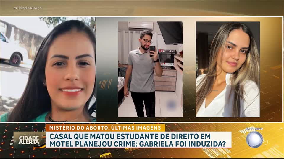 Pai do bebê e namorada são indiciados pela morte de jovem que fez aborto em motel