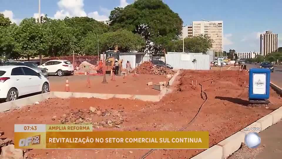 Obras de revitalização transformam quadras do Setor Comercial Sul, em Brasília