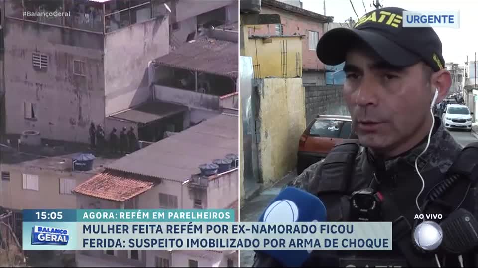 Policiais do Gate fazem entrada forçada para resgatar mulher mantida refém em São Paulo