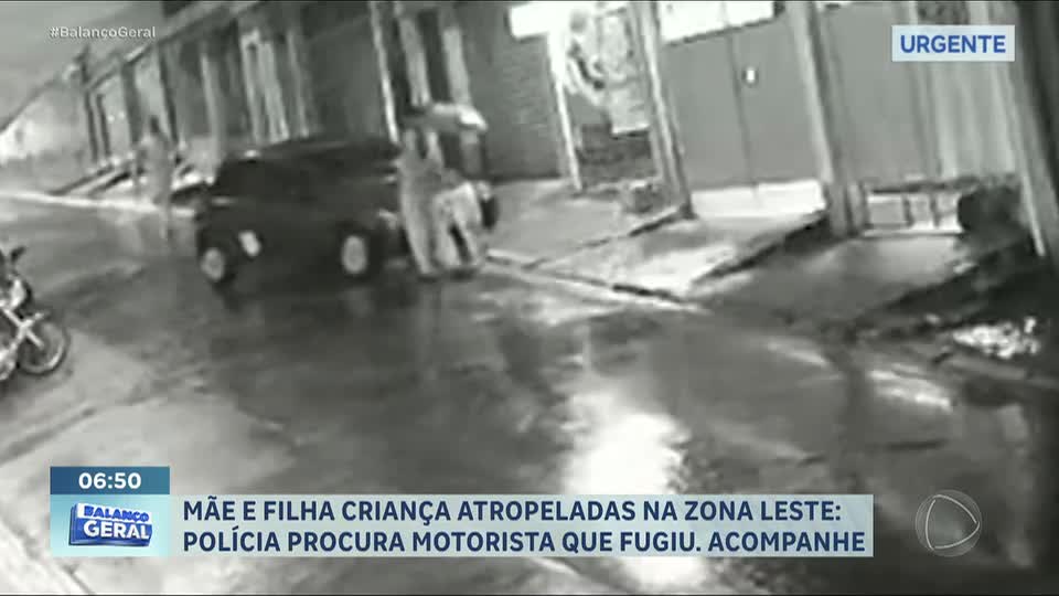 Motorista foge após atropelar mãe e filha na zona leste de São Paulo