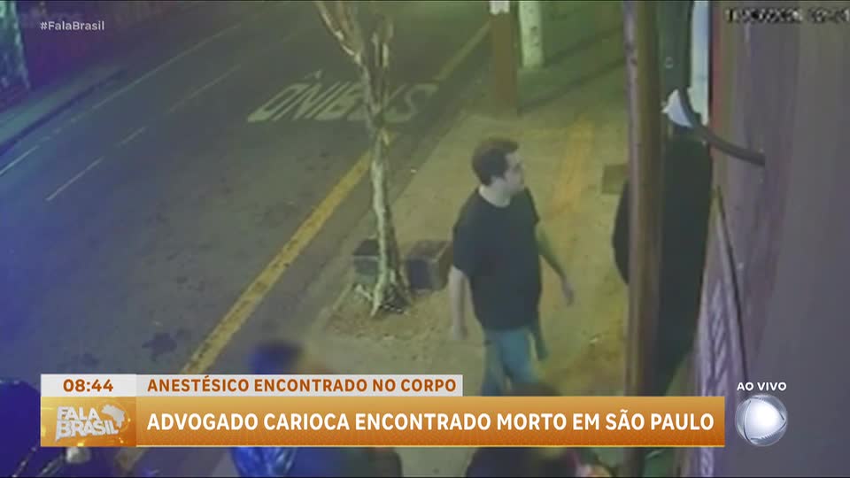 Laudo do IML aponta mistura de álcool e anestésico como causa da morte de advogado carioca