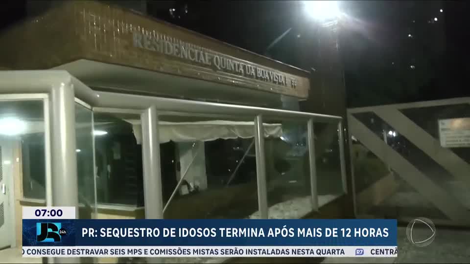 PR: casal de idosos é resgatado após mais de 12 horas de sequestro