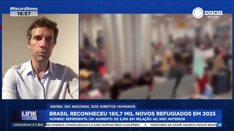 Brasil reconheceu 165,7 mil novos refugiados em 2025