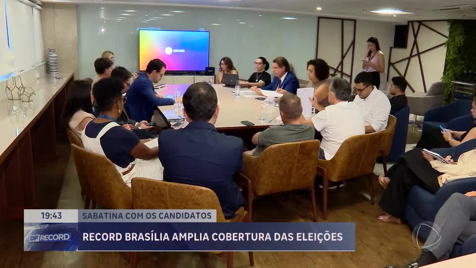 Sabatina do Balanço Geral começa 17 de agosto