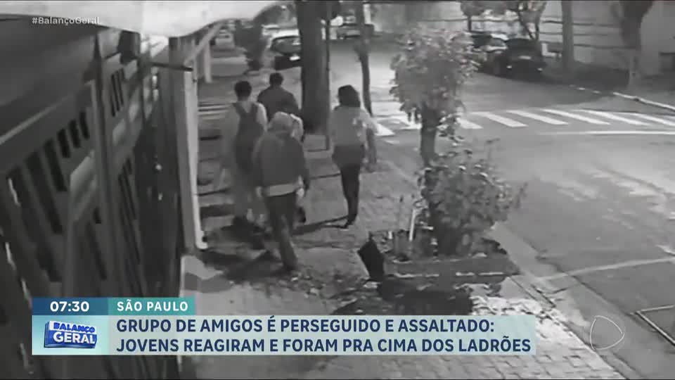 Grupo de amigos é perseguido durante assalto em Santo André, no ABC Paulista