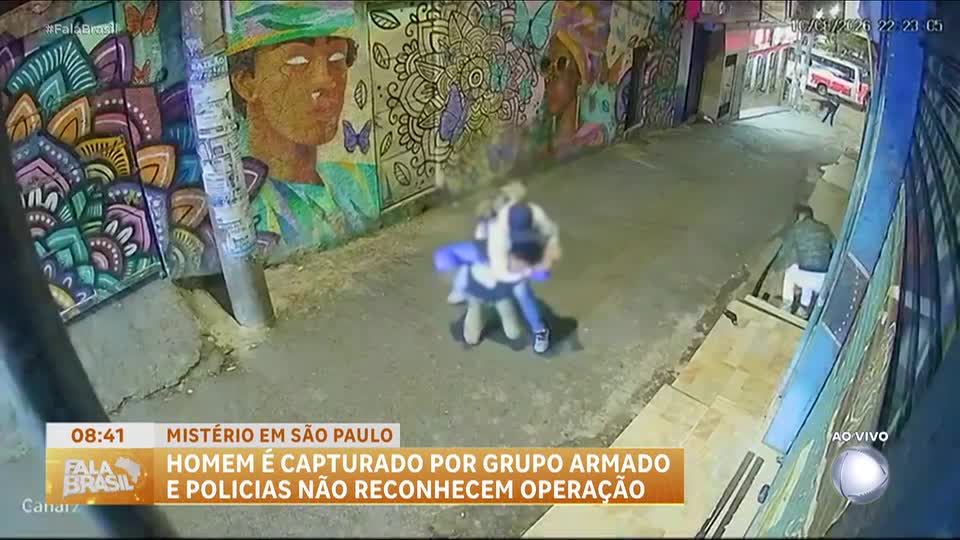 Homem é agredido e levado por grupo armado em São Paulo; veja vídeo