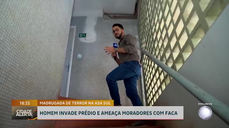 Homem invade prédio, faz reféns e é baleado por policiais após ameaçar idosa em Brasília