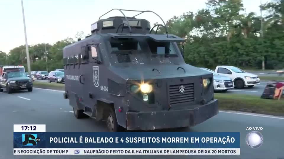 Policial do Bope é baleado e quatro suspeitos morrem em operação no Rio de Janeiro