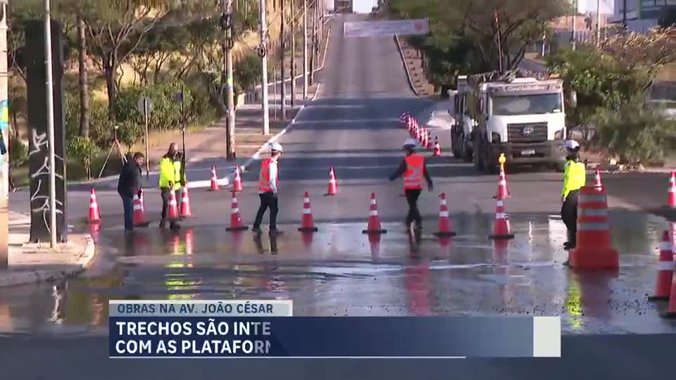 Trecho de avenida em Contagem (MG) é interditado para obras de acessibilidade