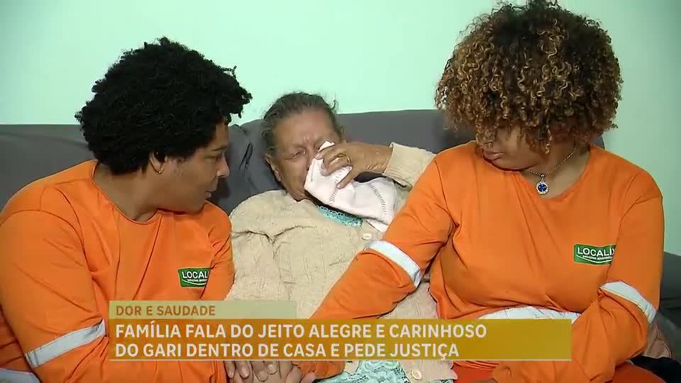 Família de gari morto por empresário em BH fala do jeito alegre e carinhoso dele dentro de casa