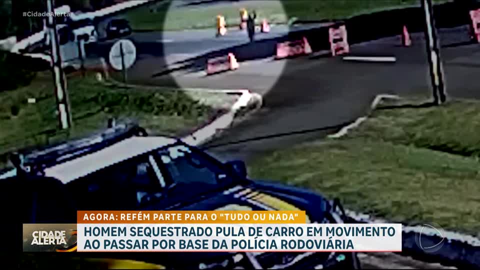 Tudo ou nada: homem sequestrado pula do carro em movimento no meio da BR-369