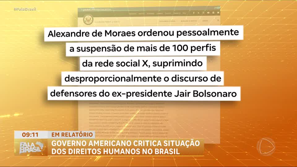 Relatório dos EUA aponta piora dos direitos humanos no Brasil