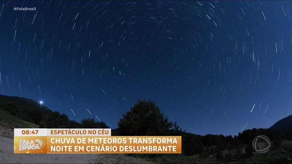 Chuva de meteoros ilumina céu da Turquia