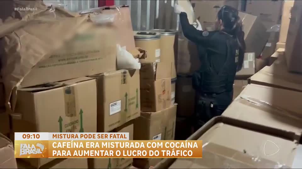 Polícia Federal apreende quase uma tonelada de cafeína usada no tráfico de drogas