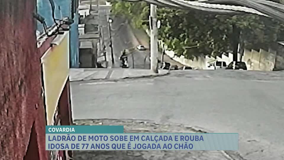 Idosa de 77 anos é empurrada durante assalto violento no Barreiro, em BH