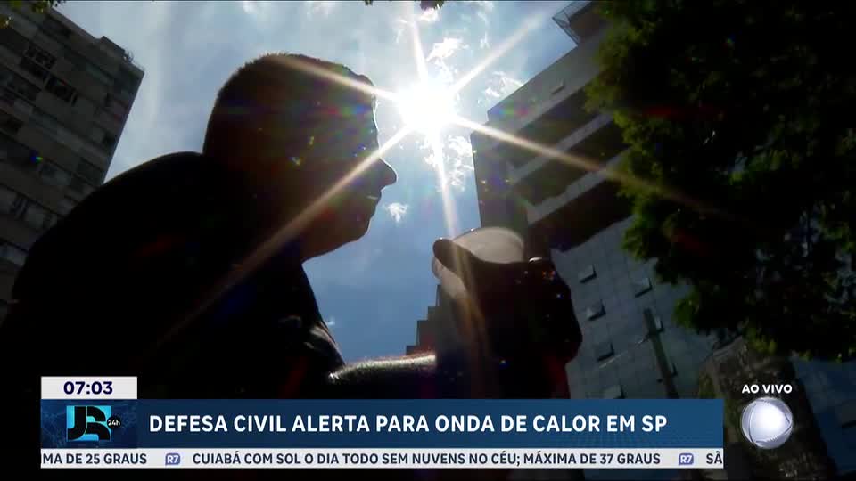 Defesa Civil alerta para nova onda de calor a partir desta quinta-feira (13) em São Paulo