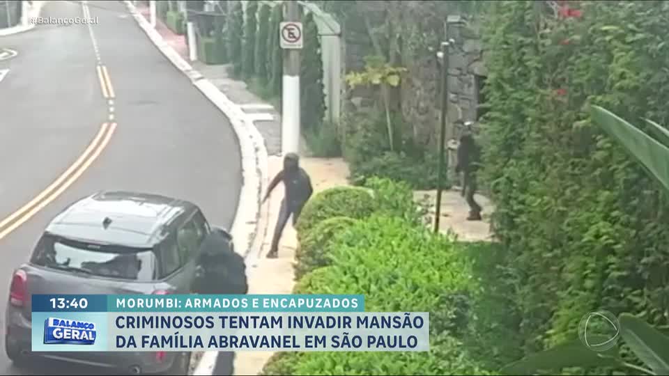 Homens armados tentam invadir mansão da família Abravanel em São Paulo