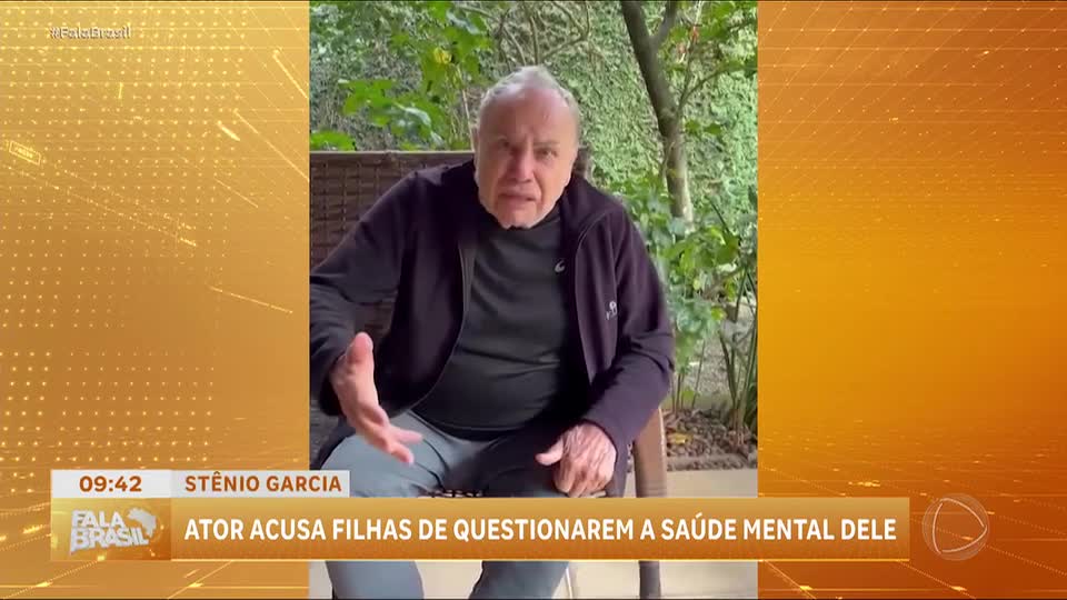 Stênio Garcia acusa filhas de questionarem sua saúde mental em conflito por imóvel