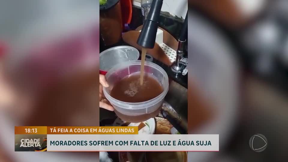 Moradores de Jardim América, no Entorno do DF, enfrentam falta de energia e água suja