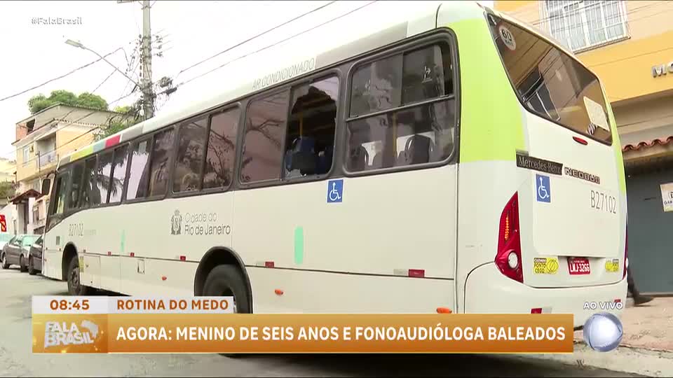 Menino de 6 anos e fonoaudióloga são vítimas de balas perdidas no Rio