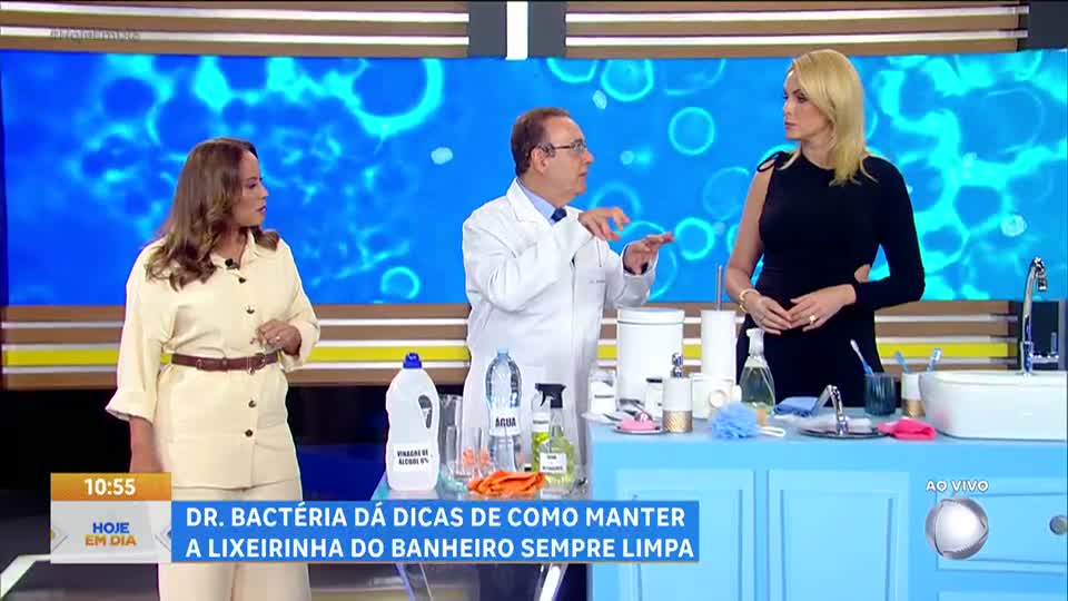 Dr. Bactéria ensina truques para deixar o banheiro limpo e cheiroso