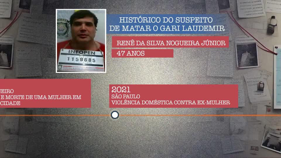 Homem que teria matado gari tem ficha por agressão a mulher e morte em acidente