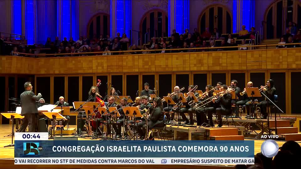 Congregação Israelita Paulista celebra 90 anos com concerto beneficente na Sala São Paulo