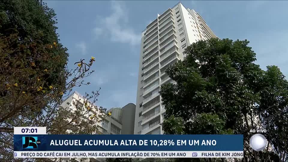 Aluguel residencial aumenta mais de 10% em um ano