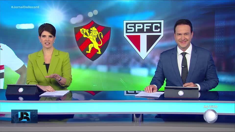 Sport e São Paulo se enfrentam sábado (16) pelo Campeonato Brasileiro na tela da RECORD