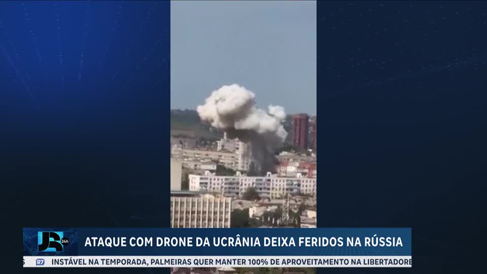 Ataque com drone ucraniano deixa feridos na Rússia