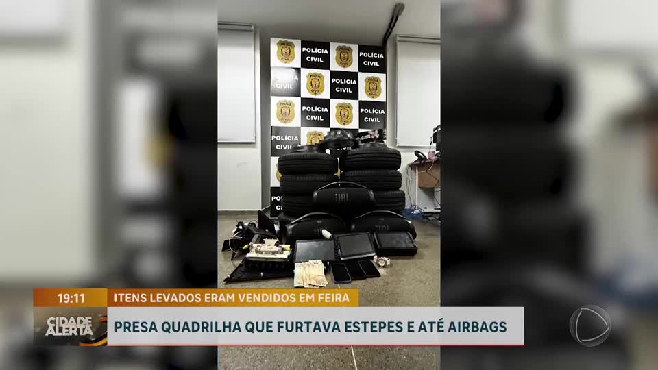 Polícia Civil recupera peças de carros roubadas destinadas à receptação em feira do DF