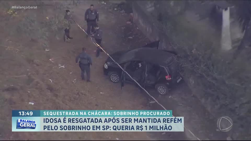 Idosa é resgatada após ser sequestrada pelo sobrinho em São Paulo