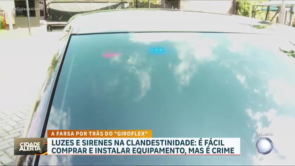 Os falsos policiais em SP: uso ilegal de giroflex em veículos comuns preocupa autoridades