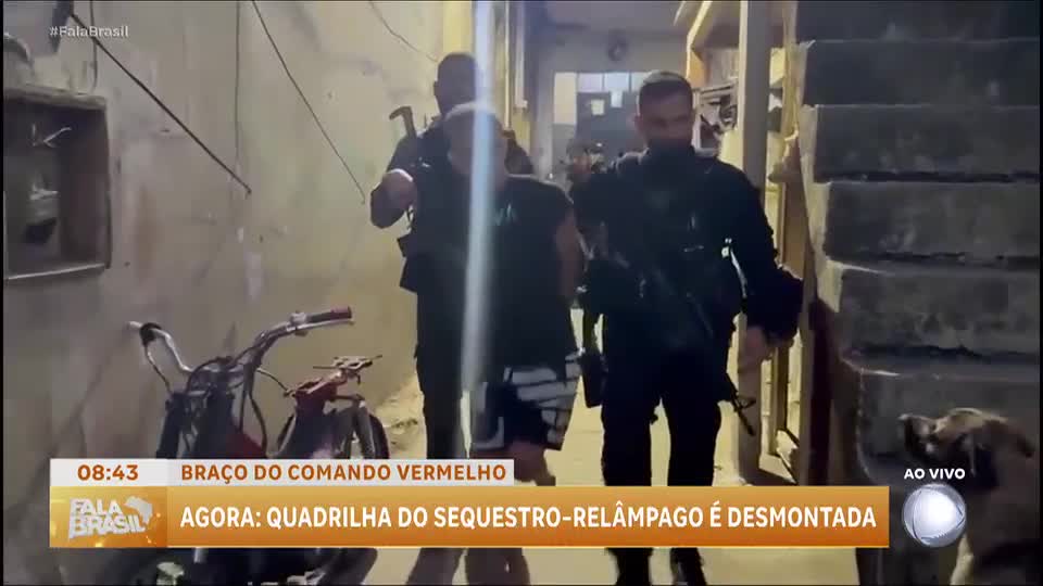 Polícia do Rio desmantela quadrilha de sequestro-relâmpago
