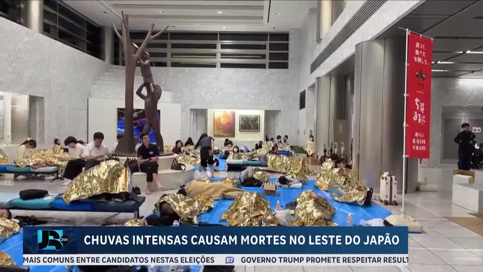 Fortes chuvas deixam oito mortos na parte leste do Japão