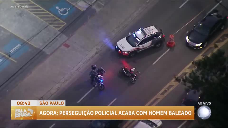 Perseguição policial no Morumbi, bairro nobre de SP, termina com suspeito baleado