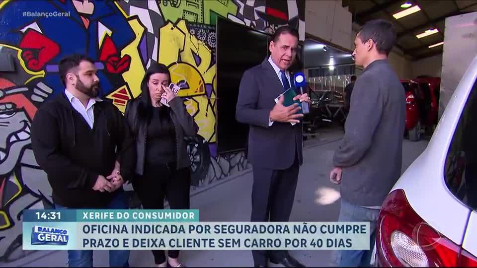Xerife do Consumidor: Oficina automotiva indicada por seguradora devolve carro defeituoso a cliente