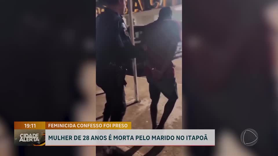 Homem confessa ter matado a companheira no Itapoã (DF) e diz não se arrepender do crime