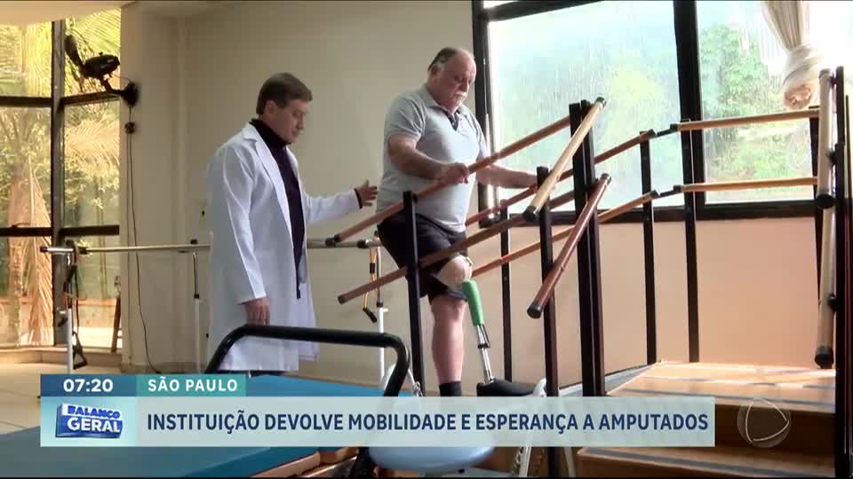 Instituição transforma vidas de amputados com reabilitação gratuita
